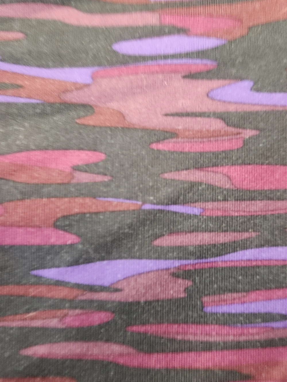 Nike Purple & Black Womens Patterned Capri Leggings L Euc
